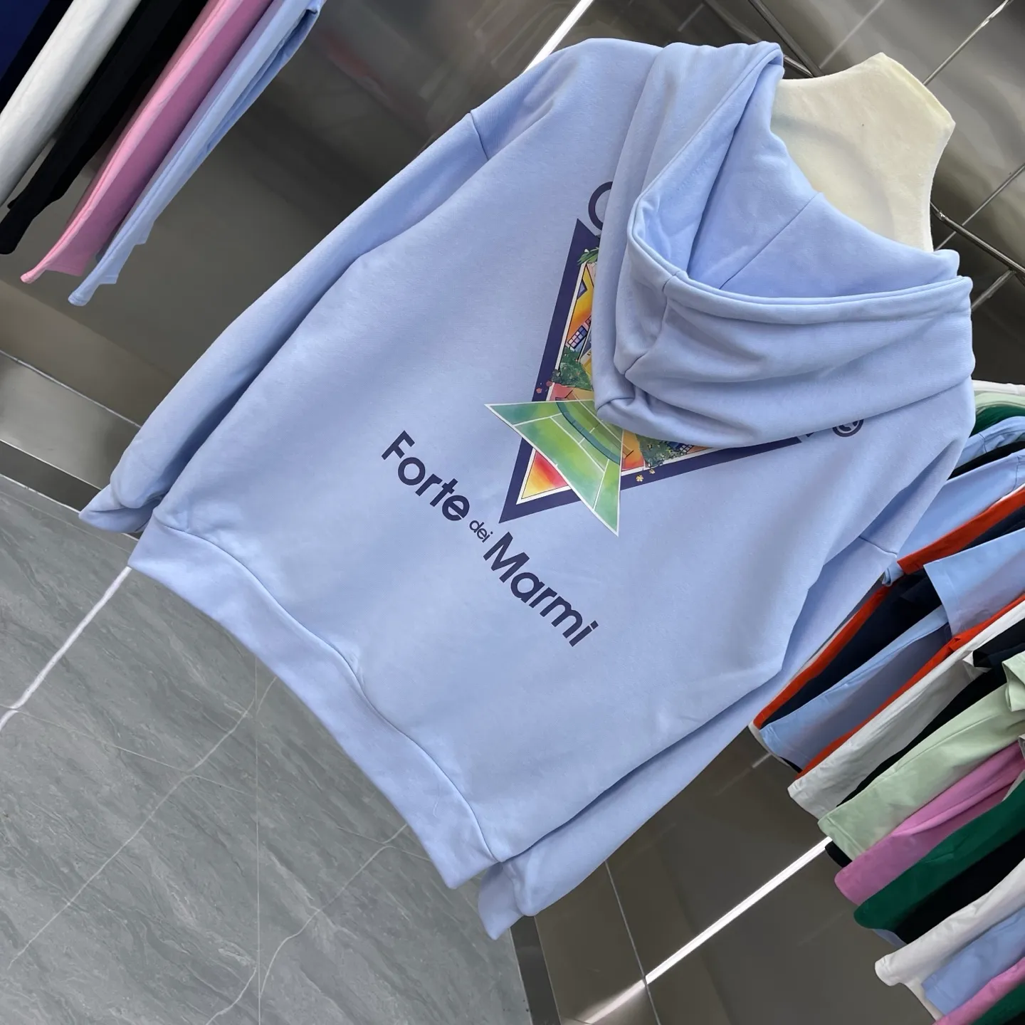 CASABLANCA + Factory ：Black White Blue Pink Royal Blue Sizes：S M L XL XXL
